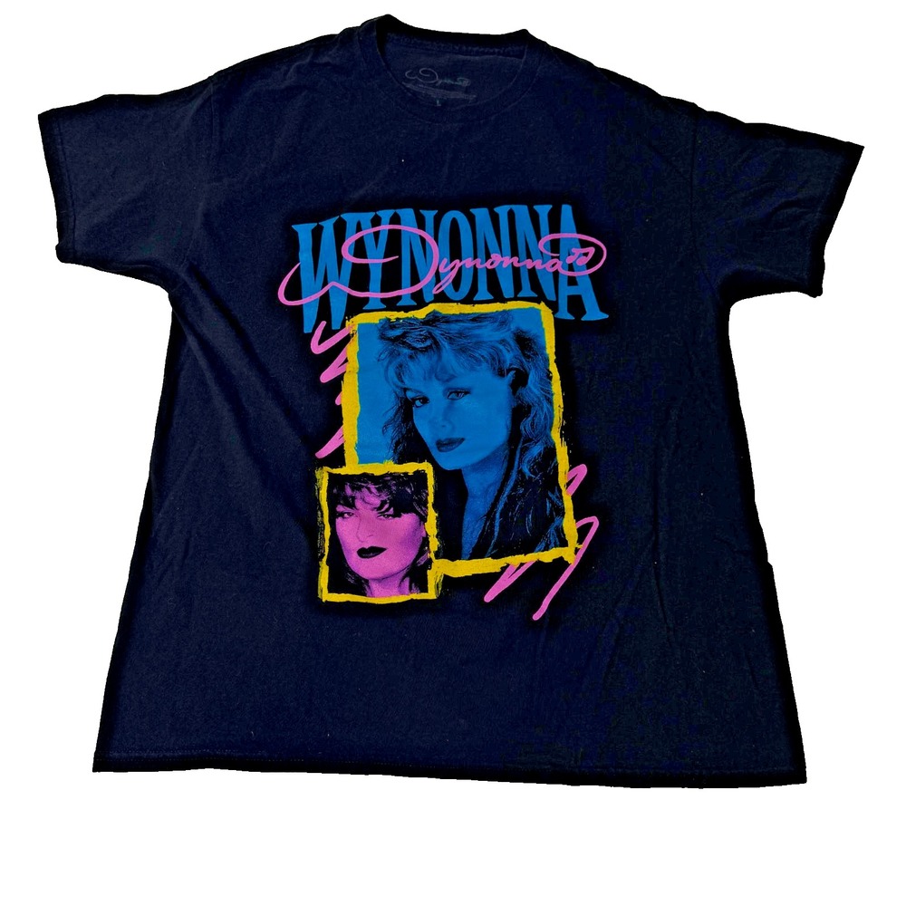 Wynonna Judd T-Shirt Black 2023 Back To Wy Tour Graphic Country Tee Size L